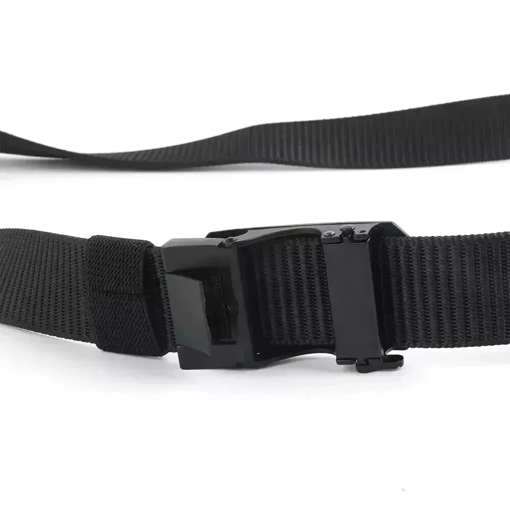 Mens Ratchet Belt Nylon Web Belts for with Automatic Slide Buckle Tactical belt