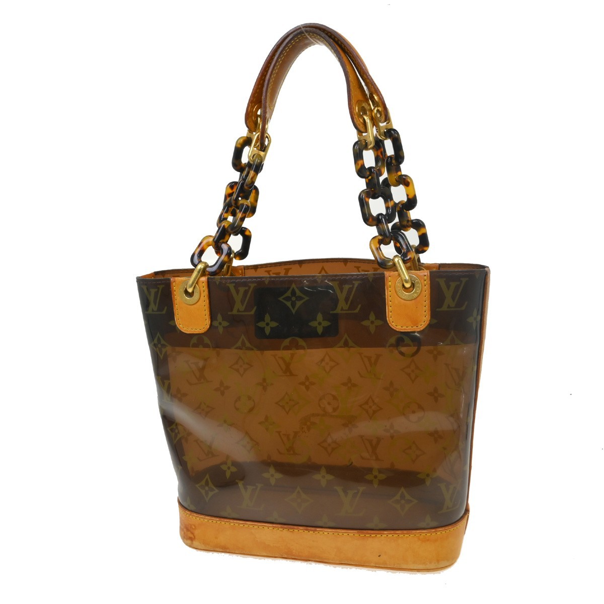 Best05 LOUIS VUITTON Monogram Cabas Ambre PM Tote Bag M92502 LM0054 YQ08730