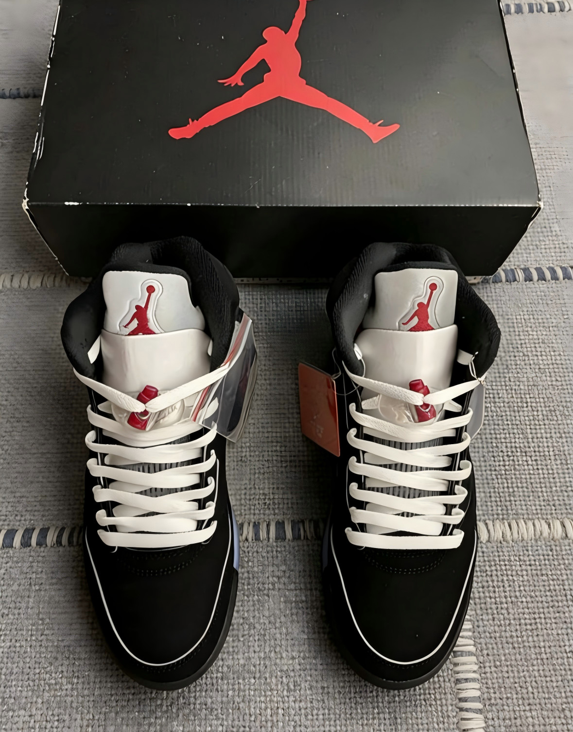 Air Jordan 5 “BLACK METALLIC REIMAGINED” High Top Men’s Baketball Shoes