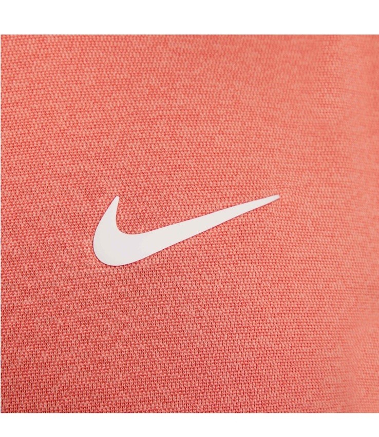 Nike Mens Dri-Fit Tour Piping Golf Polo Apricot Pink Melon Sizes NWT