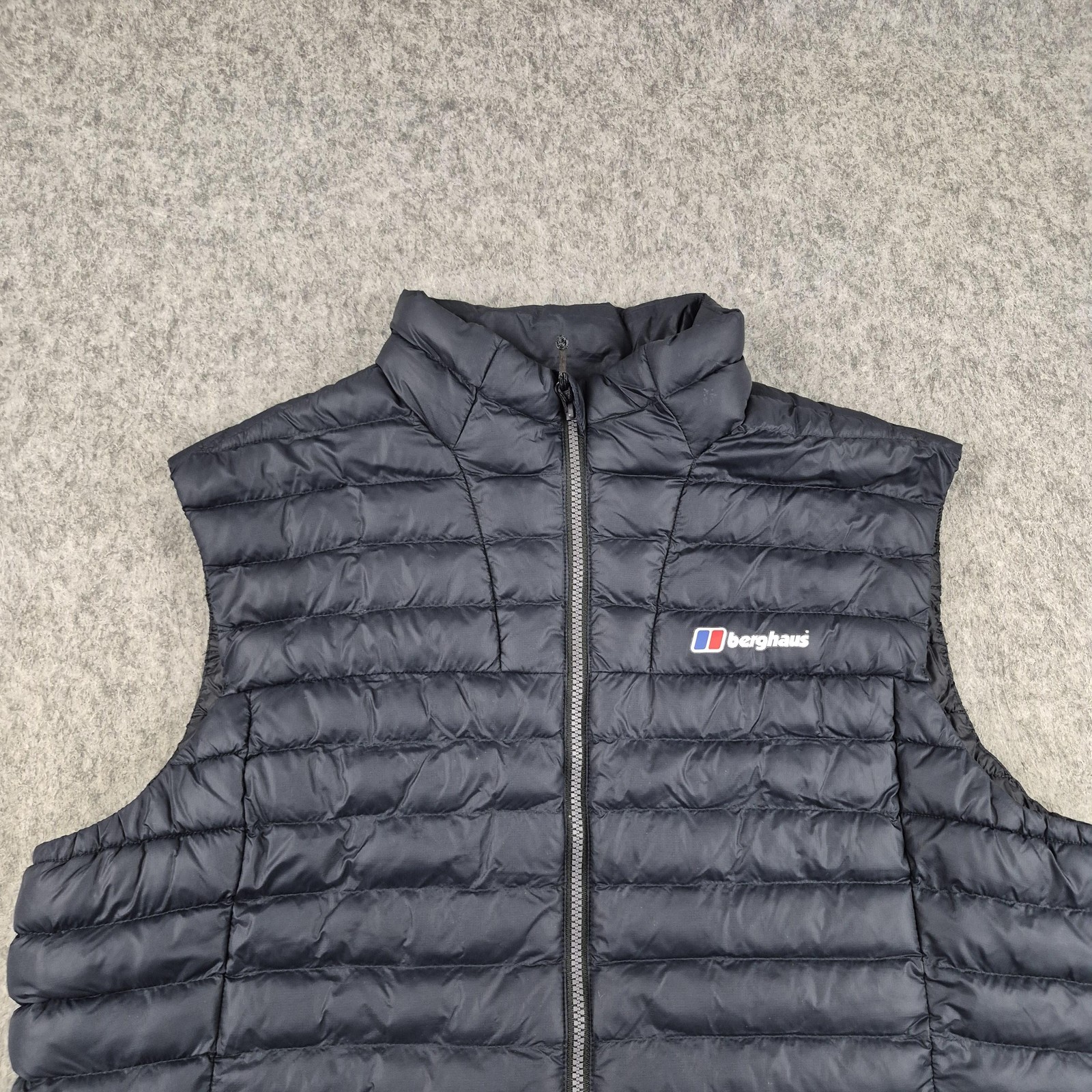 Berghaus Gilet Mens Extra Large Vaskye Black Hydroloft Pertex Quilted Vest