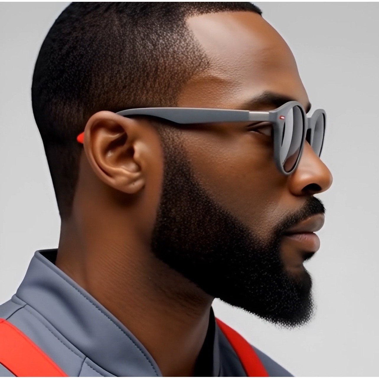 Polarized Round Sunglasses Matte Gray Acetate Frame TAC Resin Lenses Lentes 2026