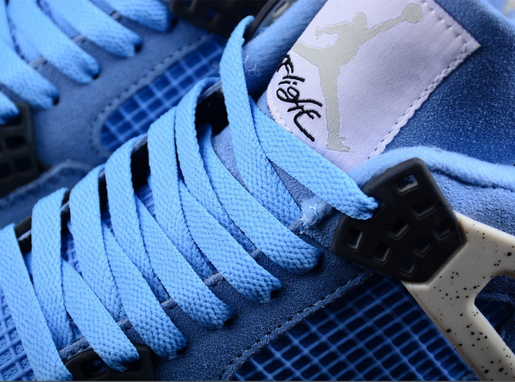 US Siez 7-12 Jordan 4 Retro “University Blue” Basketball Shoes for Men’s Shoes.