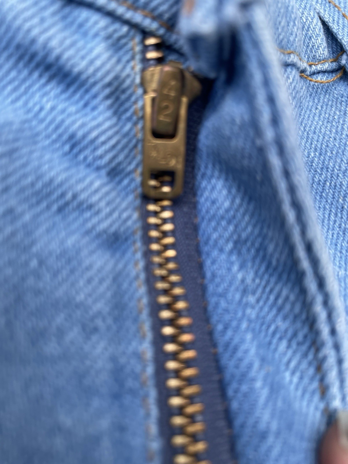 Vintage 1970s Levis Orange Tab Western Cowboy Movin On Jeans Light Wash USA Made