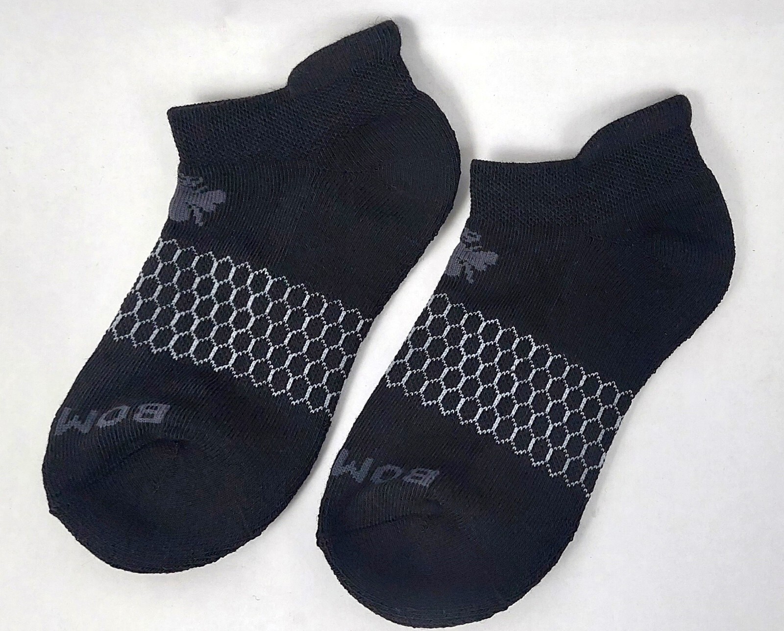 5 Pack Bombas Honeycomb Solids Ankle Socks Women/Men/Kids (Size S – Black)