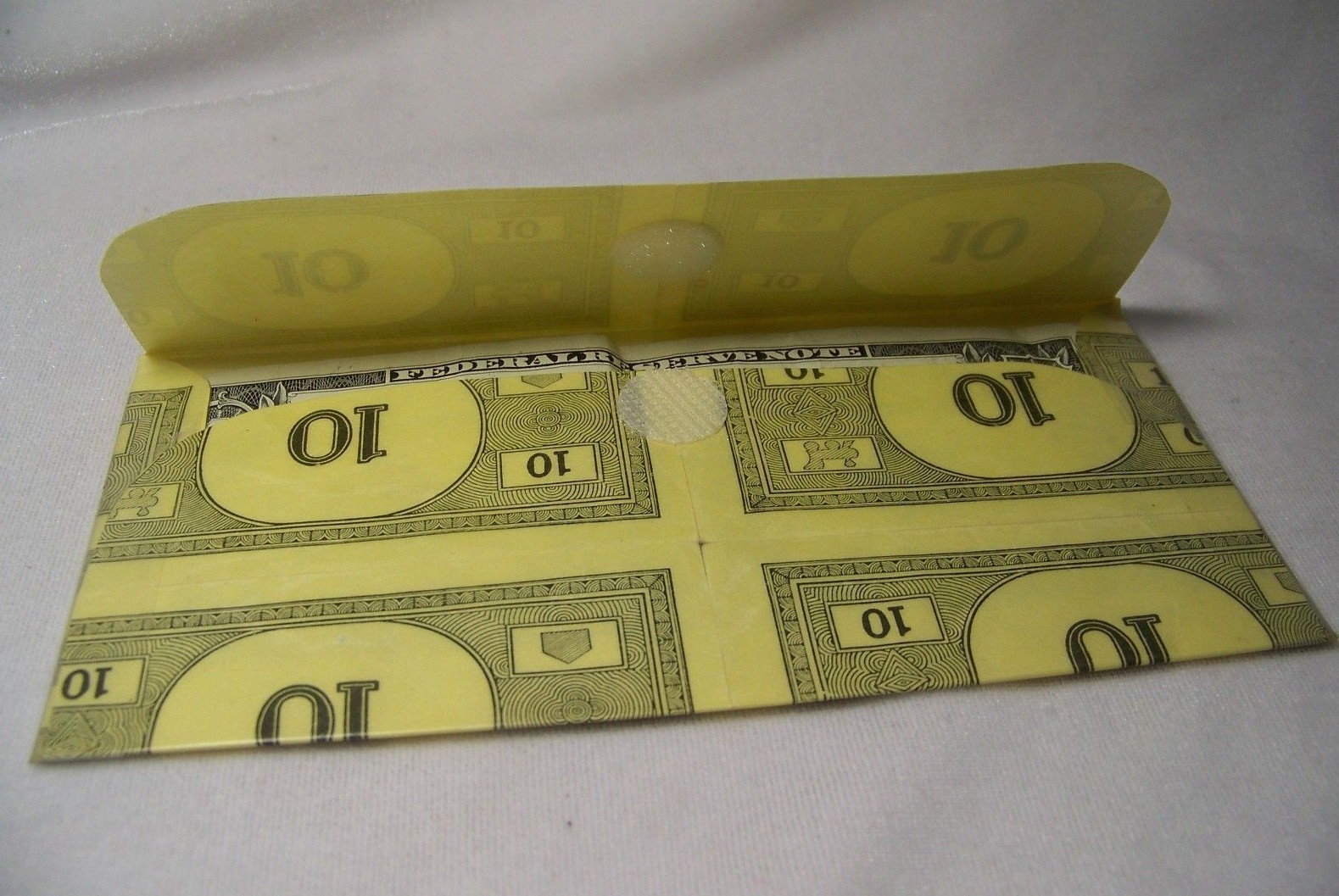 Vintage $1.00 Monopoly Money Wallet Crafted Billfold Board Game