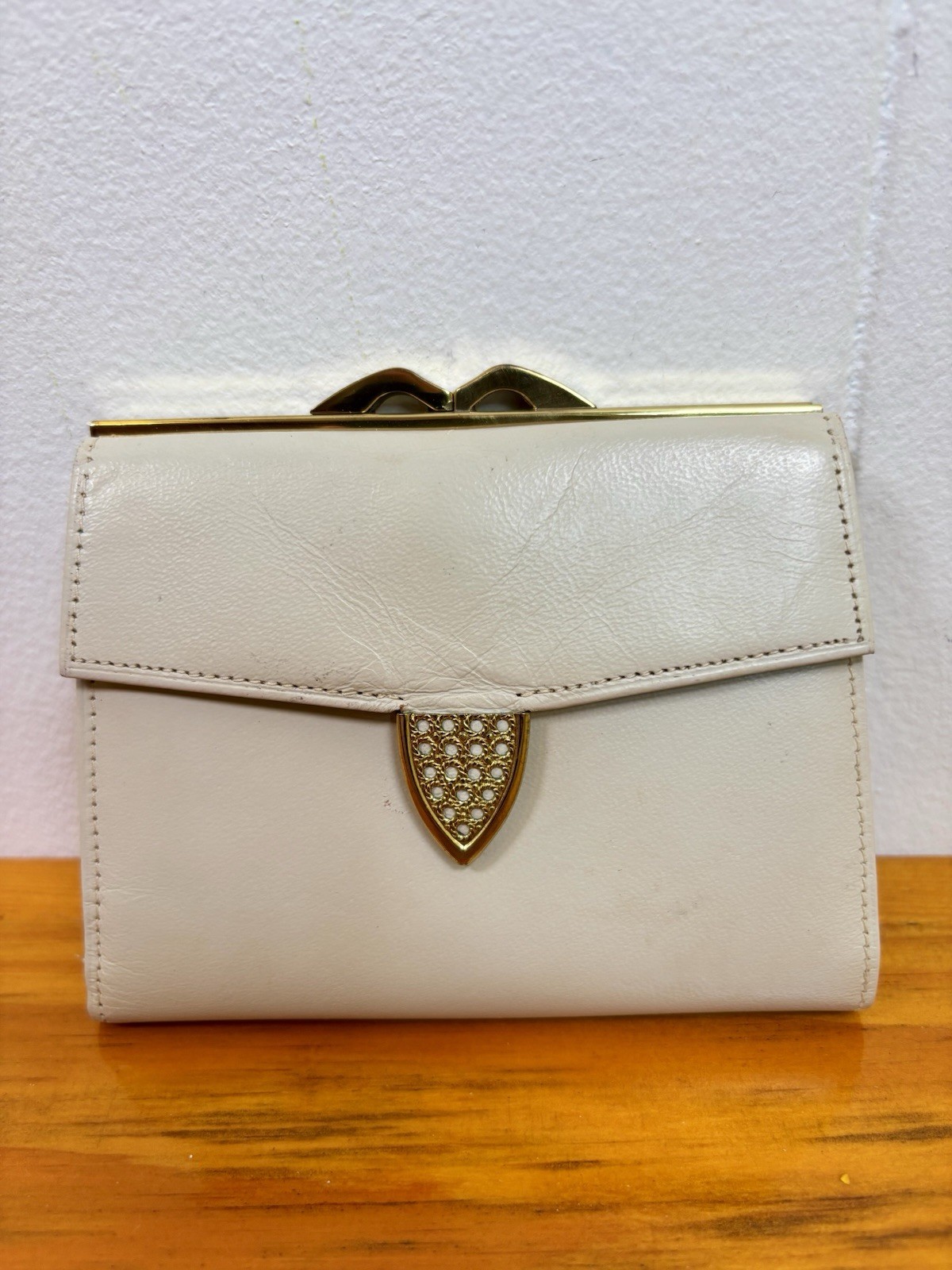 Vintage West Germany Lady Baxter Wallet Clasp Coin Pocket Leather Photo