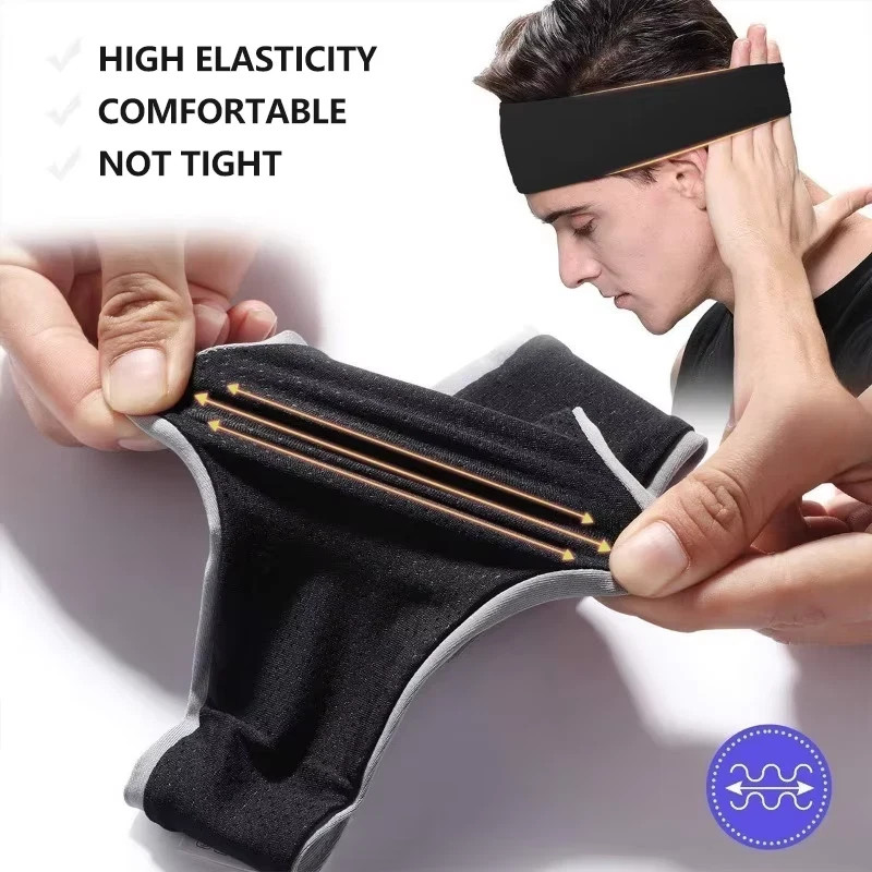Sports Headband Sweatband for Men Women Gym Running Yoga Fitness Hair Band
