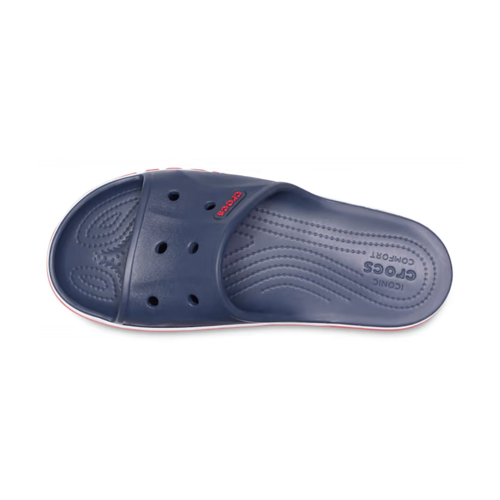 NEW CROCS BAYABAND SLIDE 205392 205392-4CC NAVY / PEPPER UNISEX SIZE