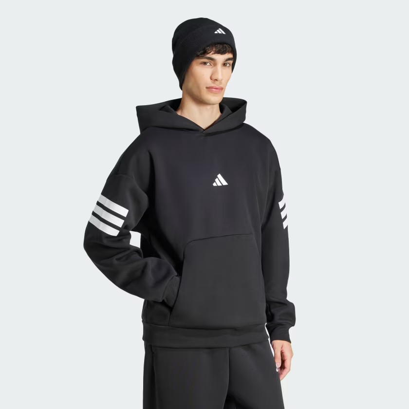 adidas men Future Icons 3-Stripes Hoodie