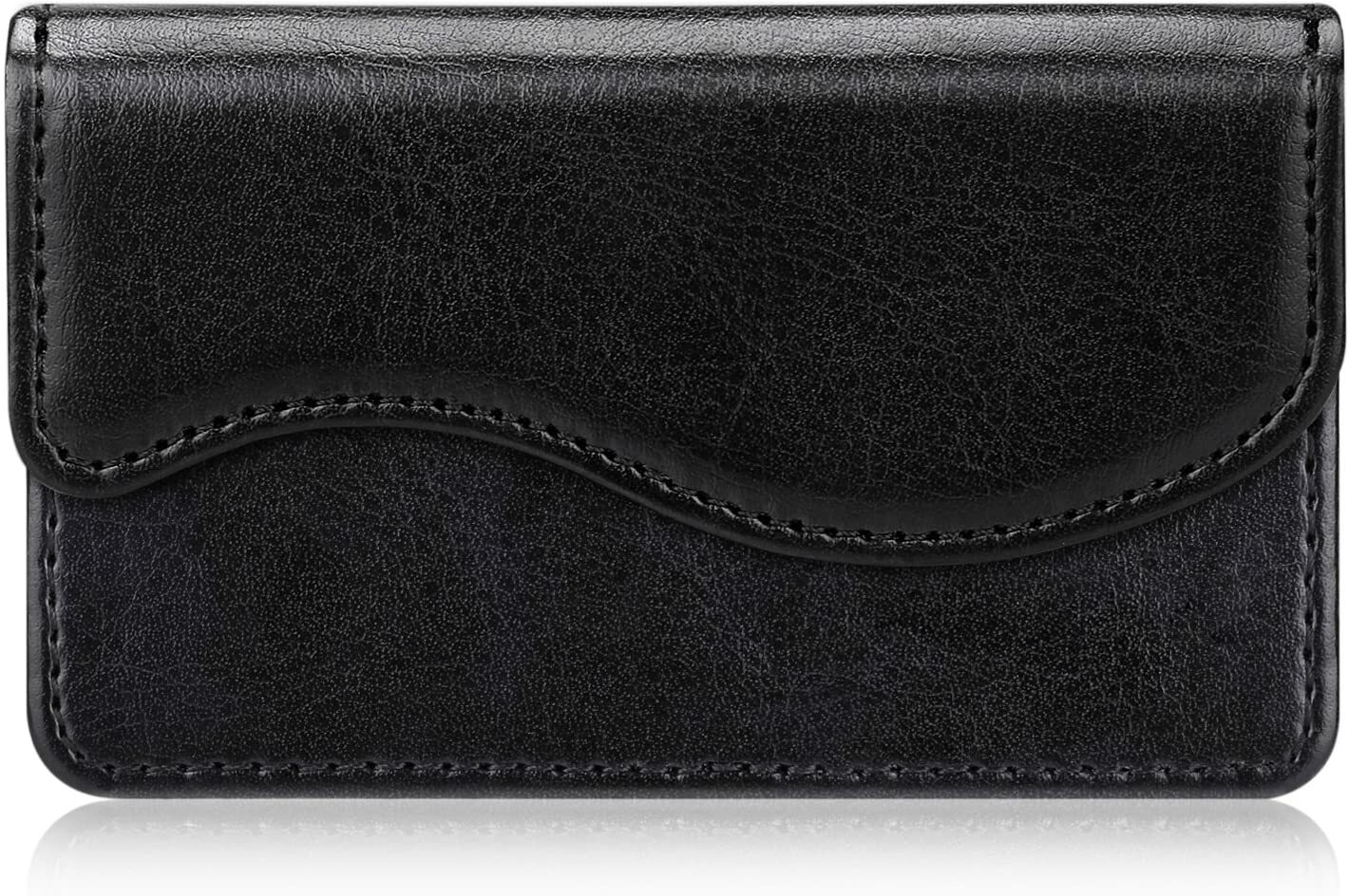 Business Card Holder/Credit Card Wallet PU Leather Universal Card Case Organizer
