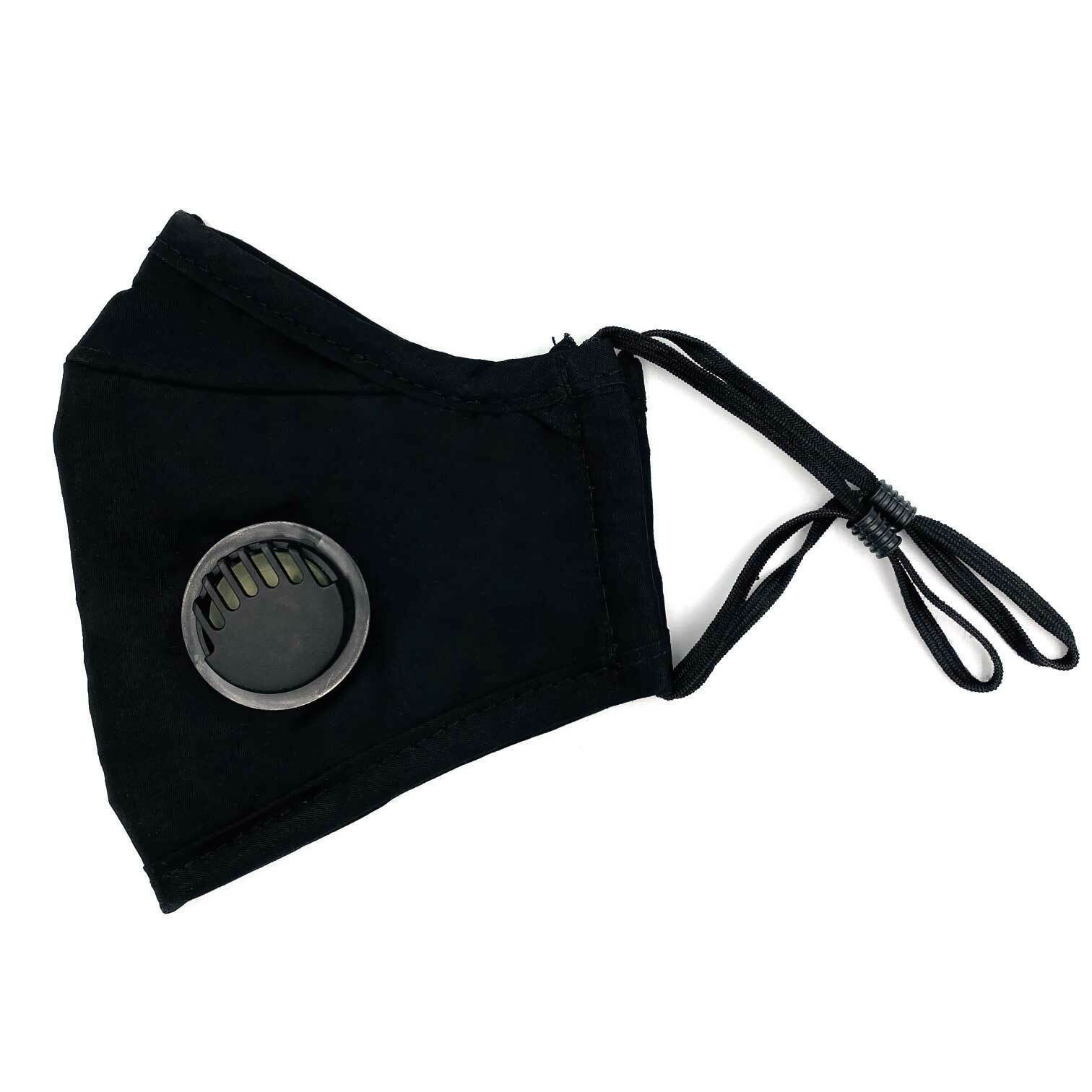 4 packs Face Masks high quality Reusable Washable Cloth Mask with filter (Black)