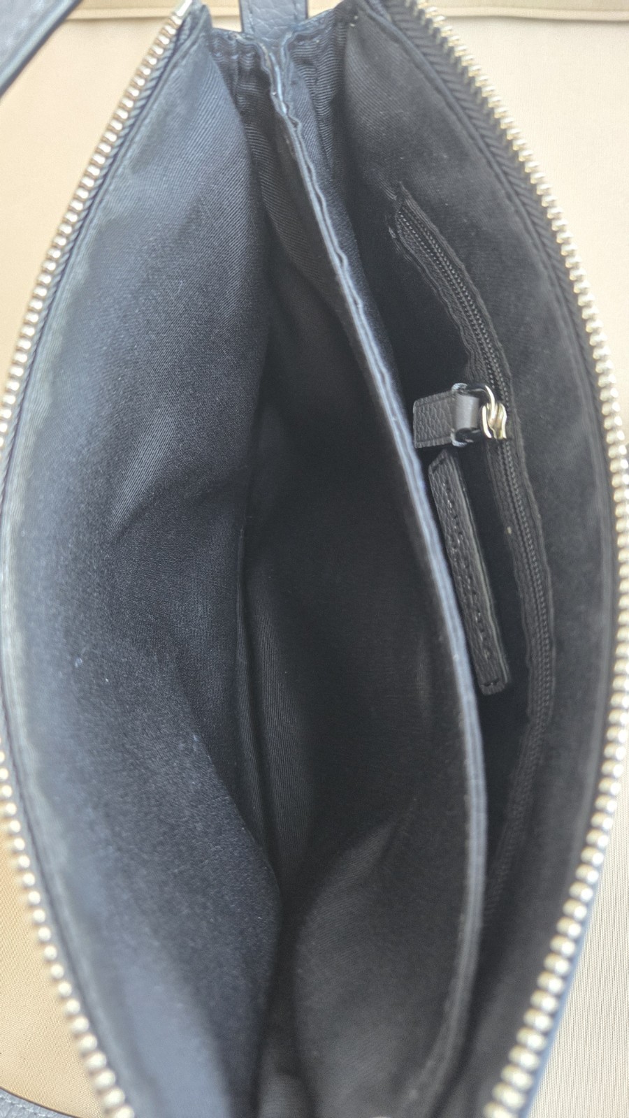 Marc Jacobs Gray Pebbled Small Crossbody Zip Top Adjustable Strap