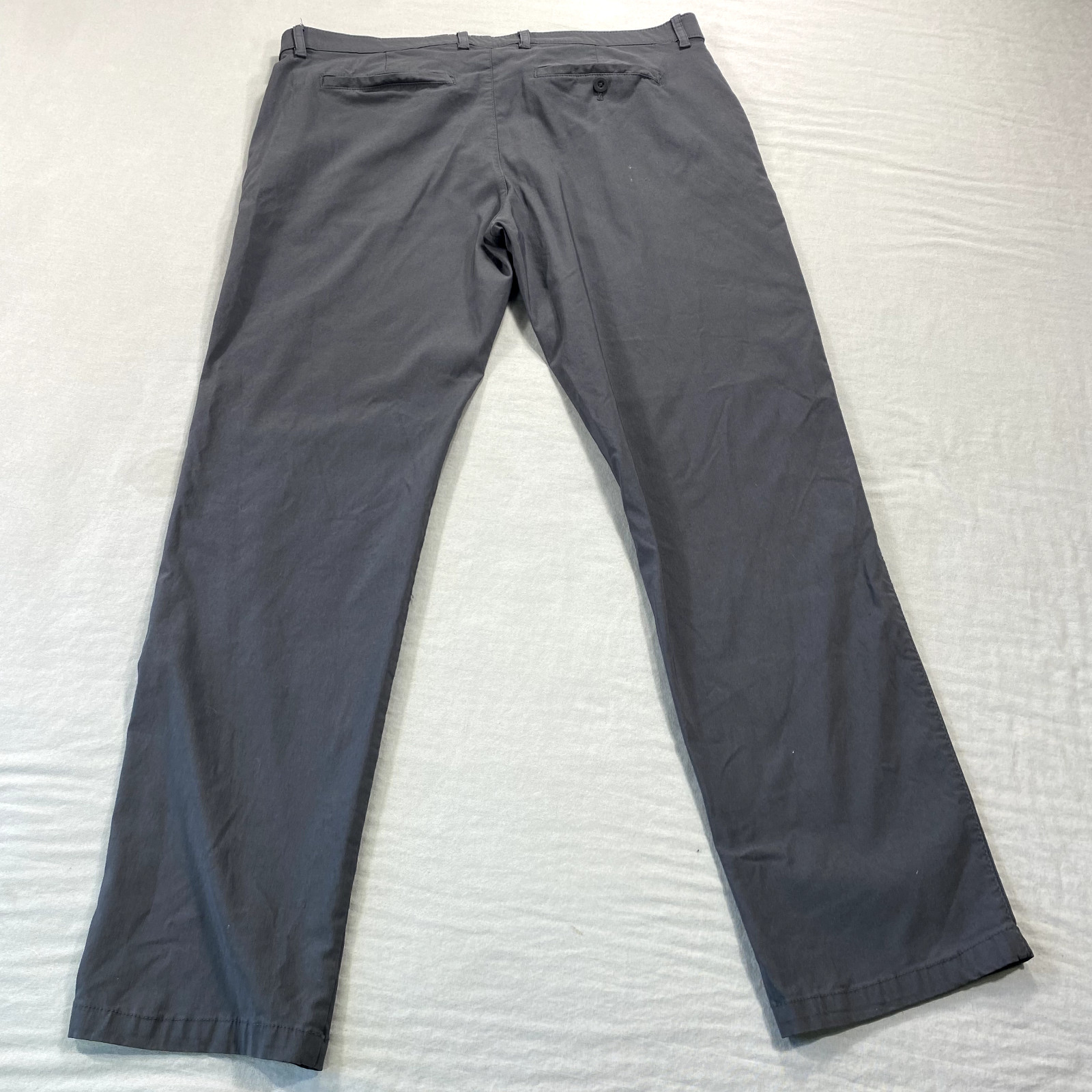 Copper & Oak All Day Tech Pants Mens 36×30 Gray Performance Stretch Golf Chino ^