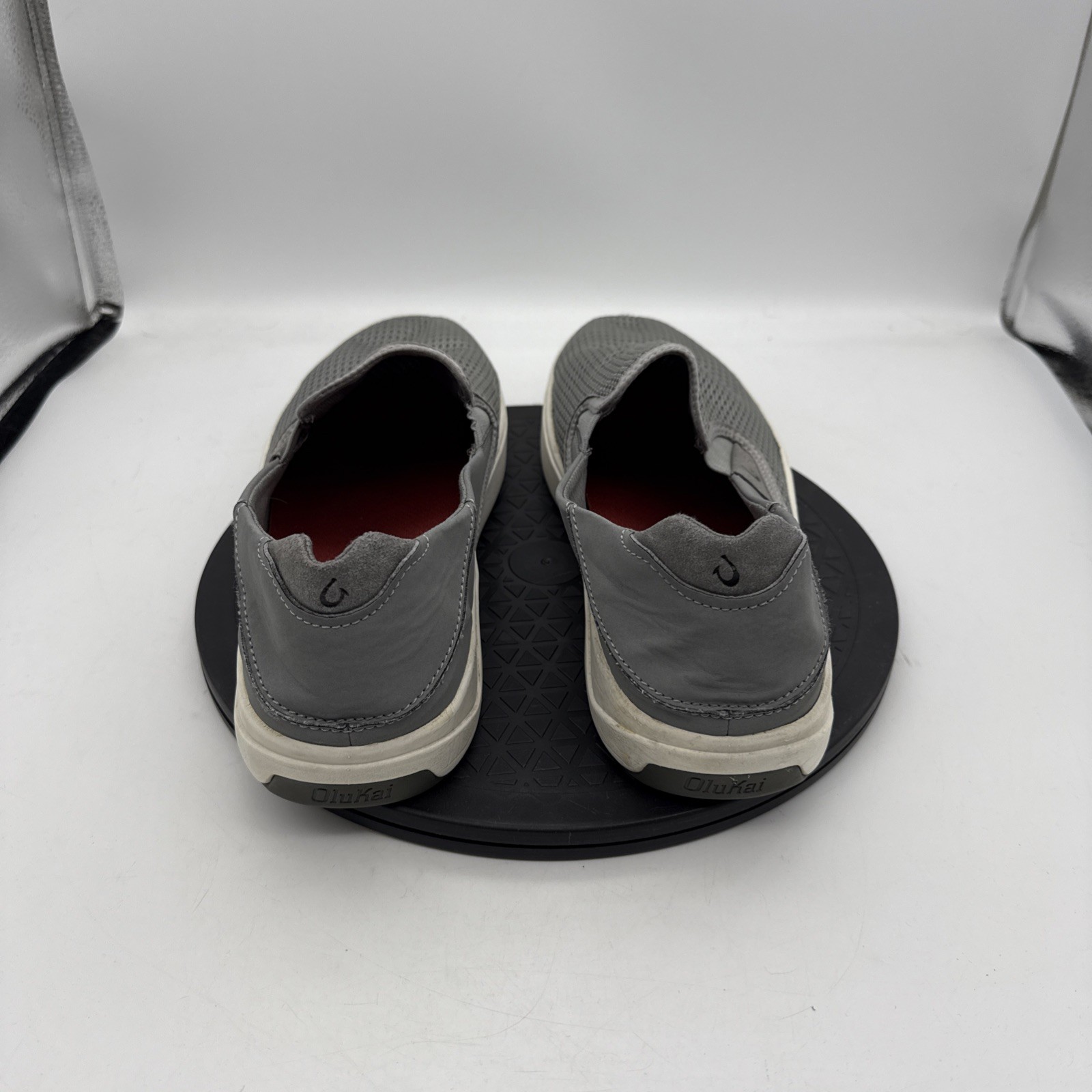 Men’s Olukai Lae’ahi Slip-on Shoes Size 13 Micro Mesh Shoes Gray Laeahi Casual