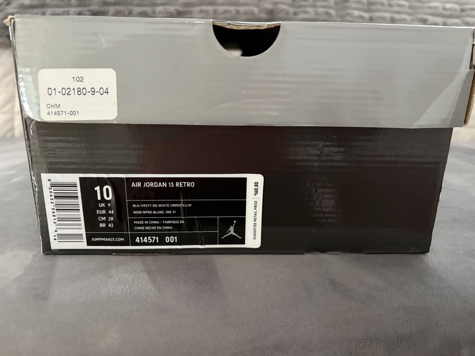 Jordan Air Jordan 13 XIII Retro 2011 Playoff Black/Red 414571-001
