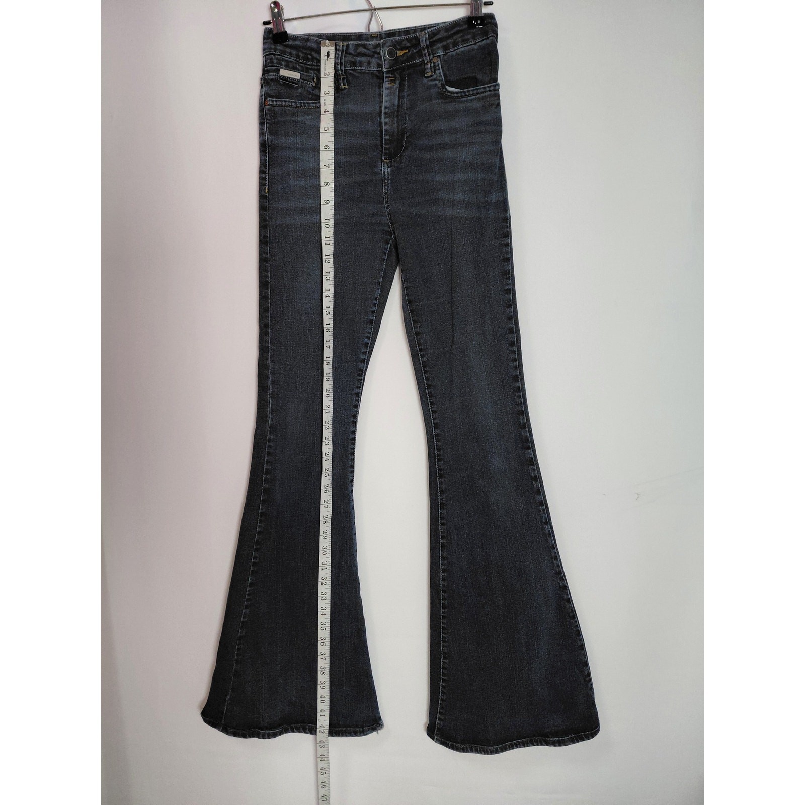 Animale Flare Jeans Dark Wash Mid (10-12 in) Regular Denim Women Size 36