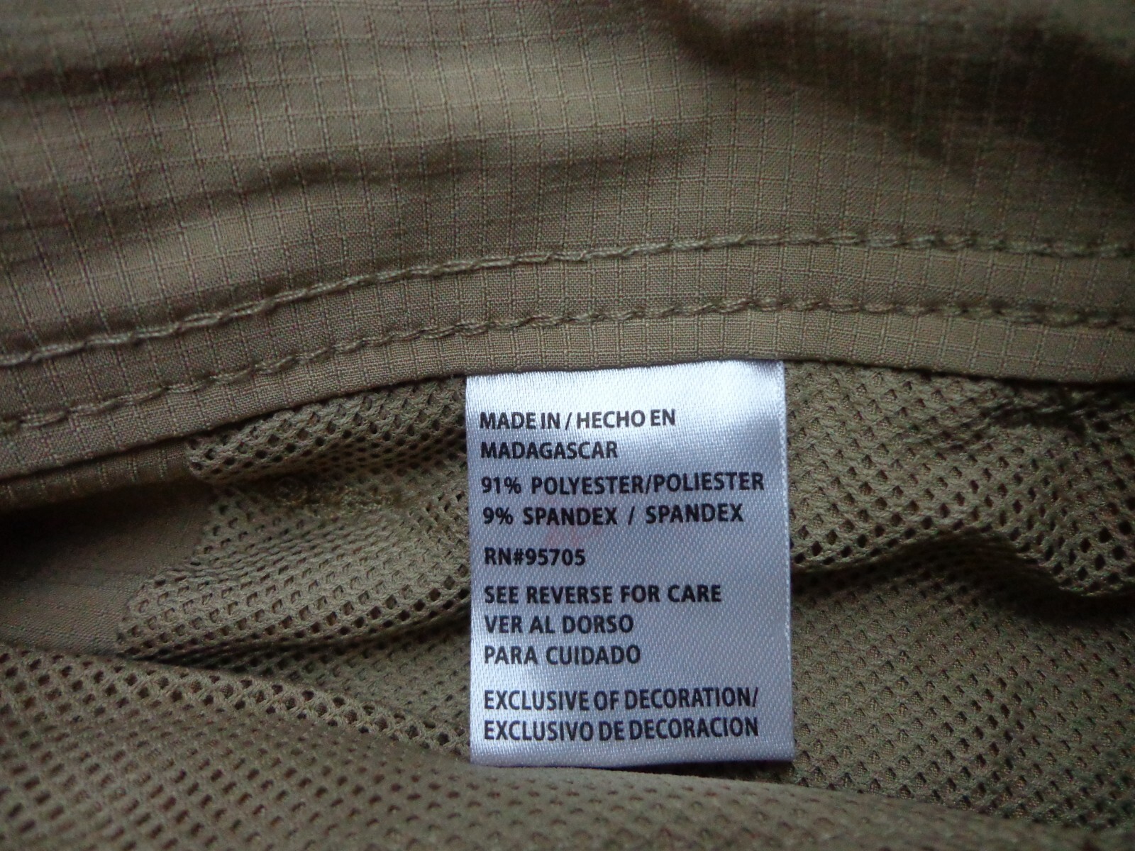 IRON CO. Stretch Tech Cargo Belted Shorts Khaki Size 36 NEW