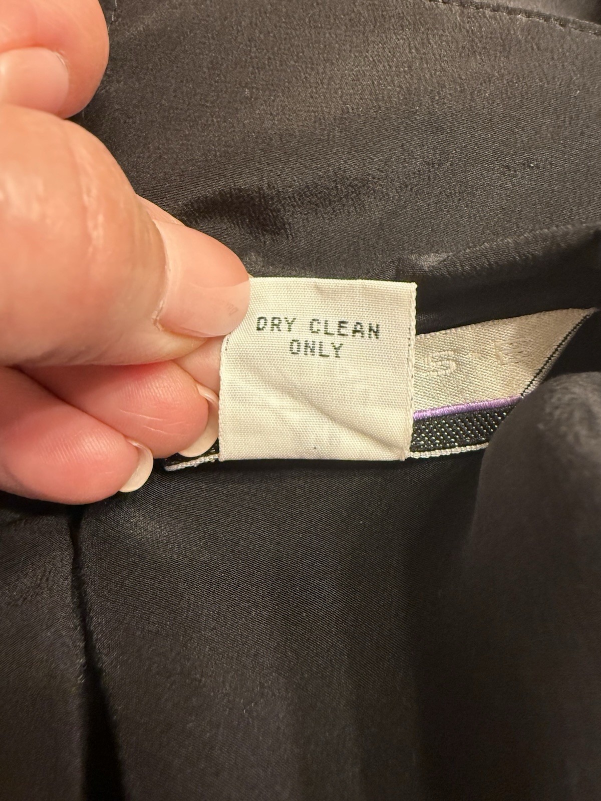 Vintage 100% Silk Black Pintuck Blouse M Quiet Luxury Old Money Back Button Top