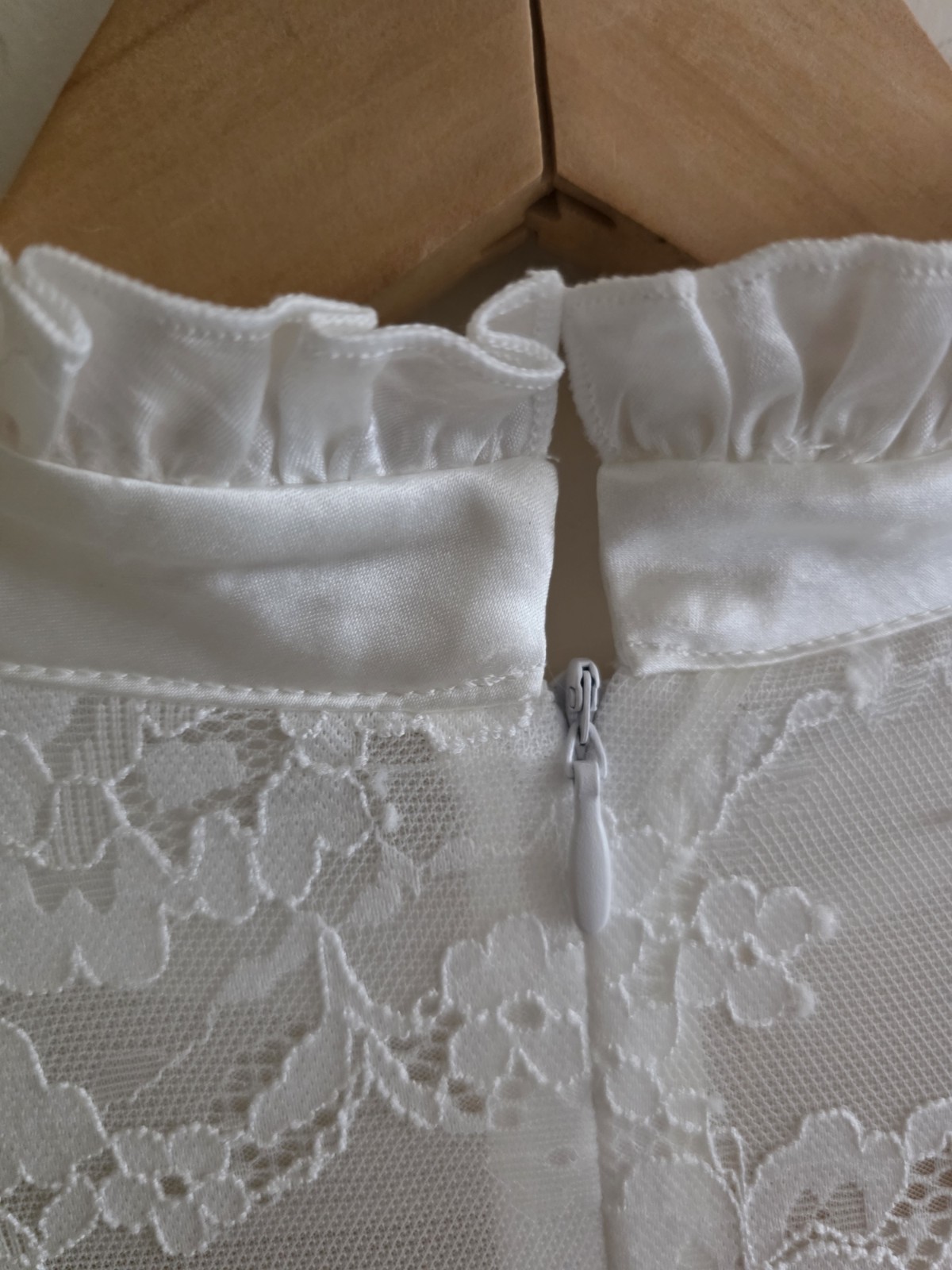 NWT LaceMade Moonlight Hera Dress Lace Victorian Edwardian White Size Small Lace