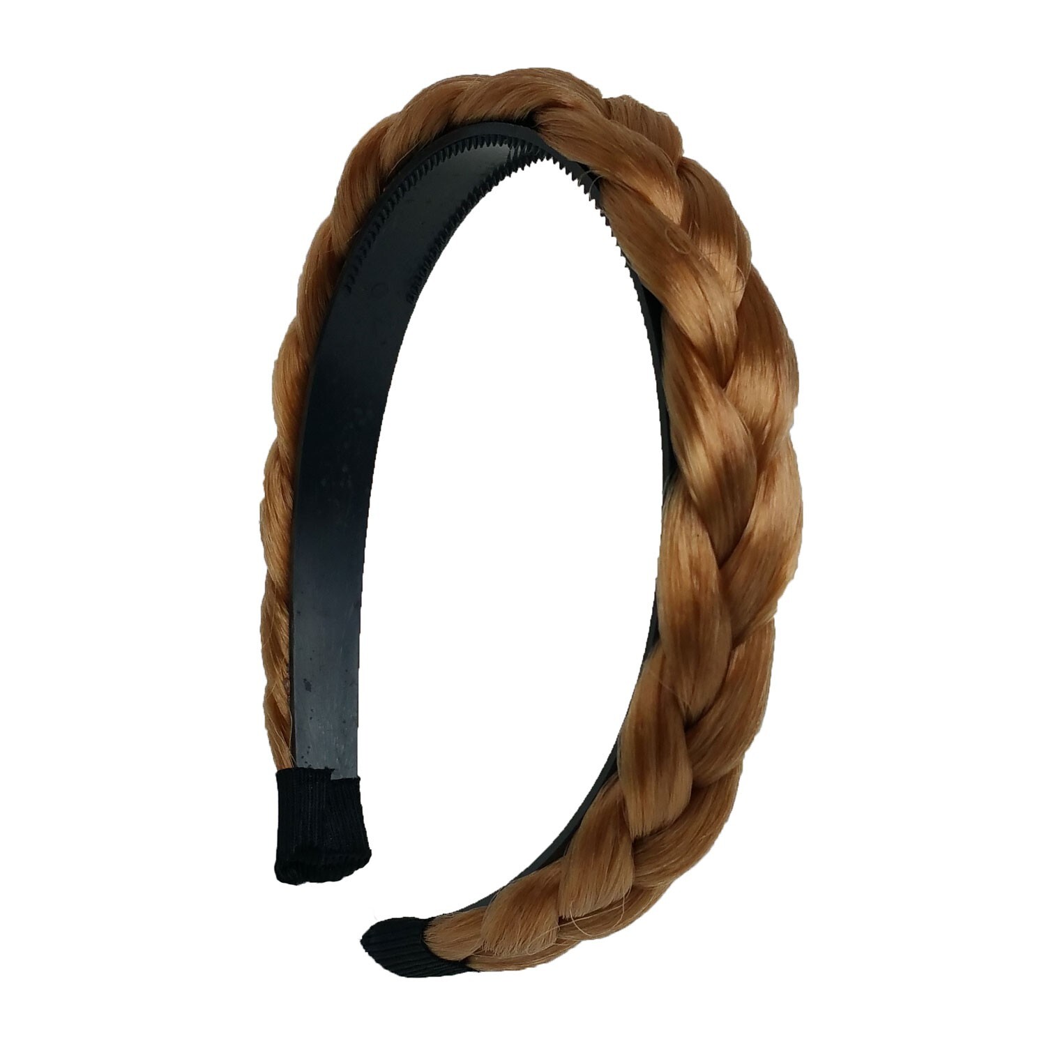 2 pcs Hair Headband Braided Plaited Headband Synthetic Hairband for Women Girls