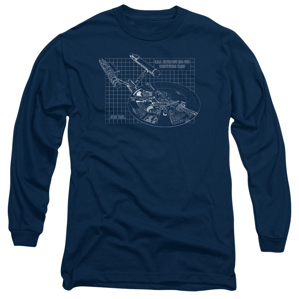 Star Trek Enterprise Prints T-Shirt Men’s S-5XL Officially Licensed Tee