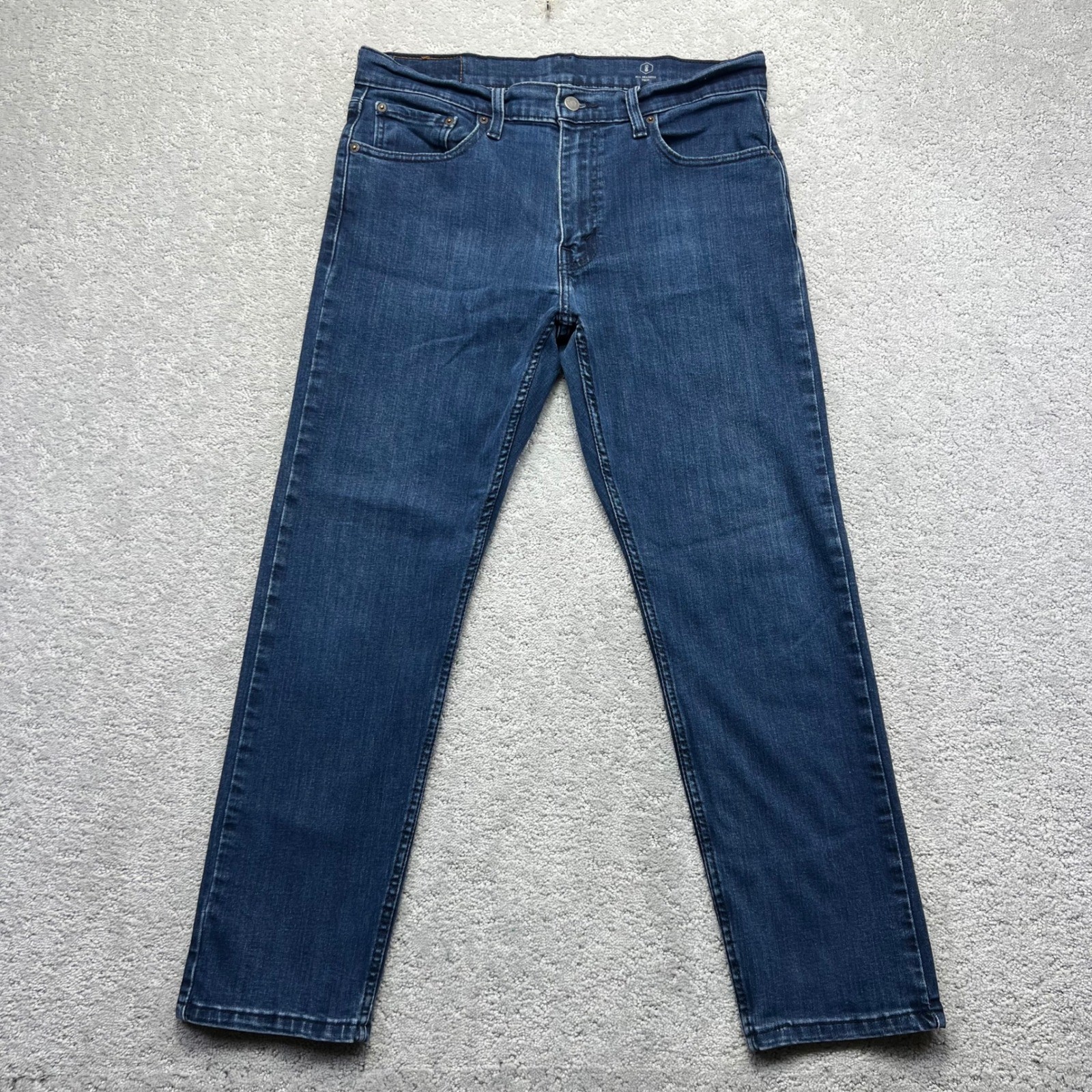 Levis 502 Jeans 33×30(34×28) Regular Taper Blue Denim Stretch All Seasons Tech