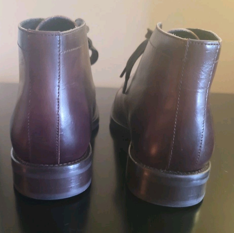 Thursday Boot CADET Men’s Size 8.5 Rich Mahogany Brown Leather Cap Toe Boot NEW