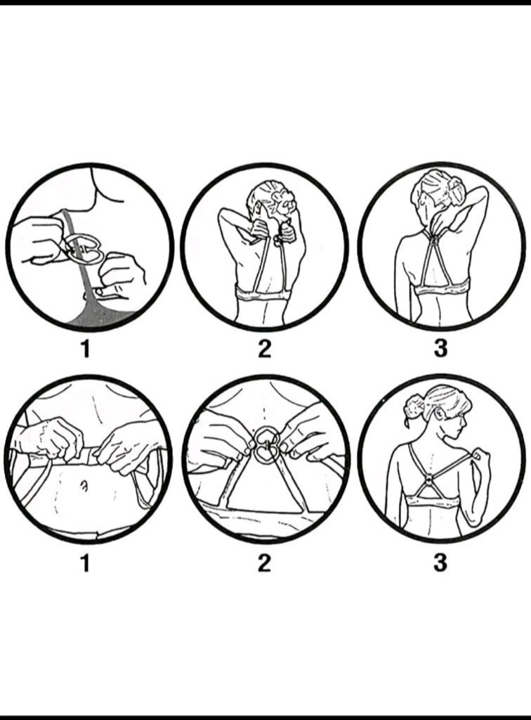 4PCs Women Bra Strap Holder Clips Oval Shape Anti-Slip Bra Cross Back Clips