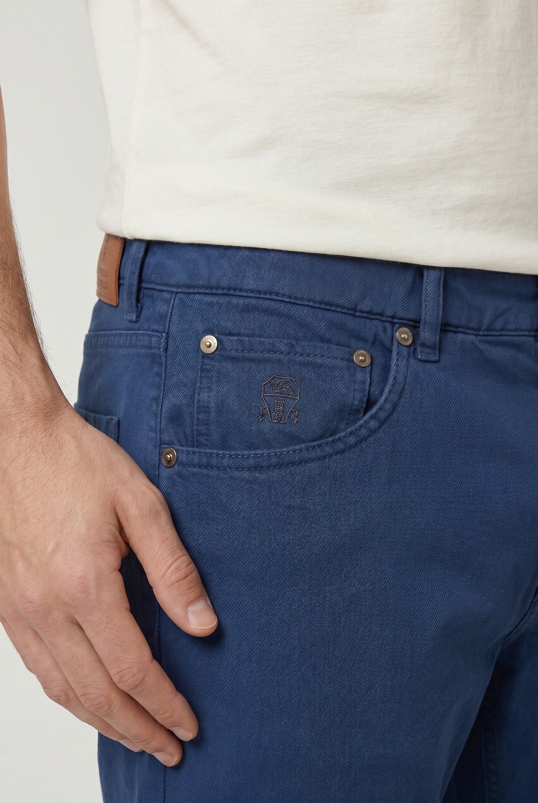 BRUNELLO CUCINELLI MEN’S 100% CO LEISURE FIT 5 POCKET DENIM PANTS NWT MSRP $935