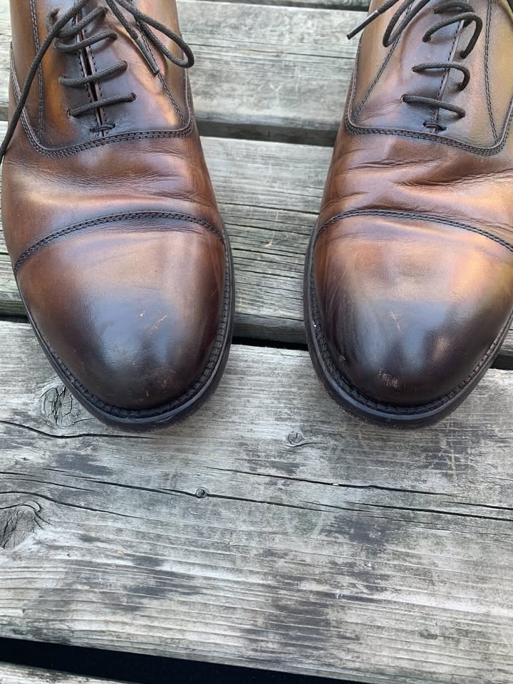 antonio maurizi leather oxford shoe 11.5