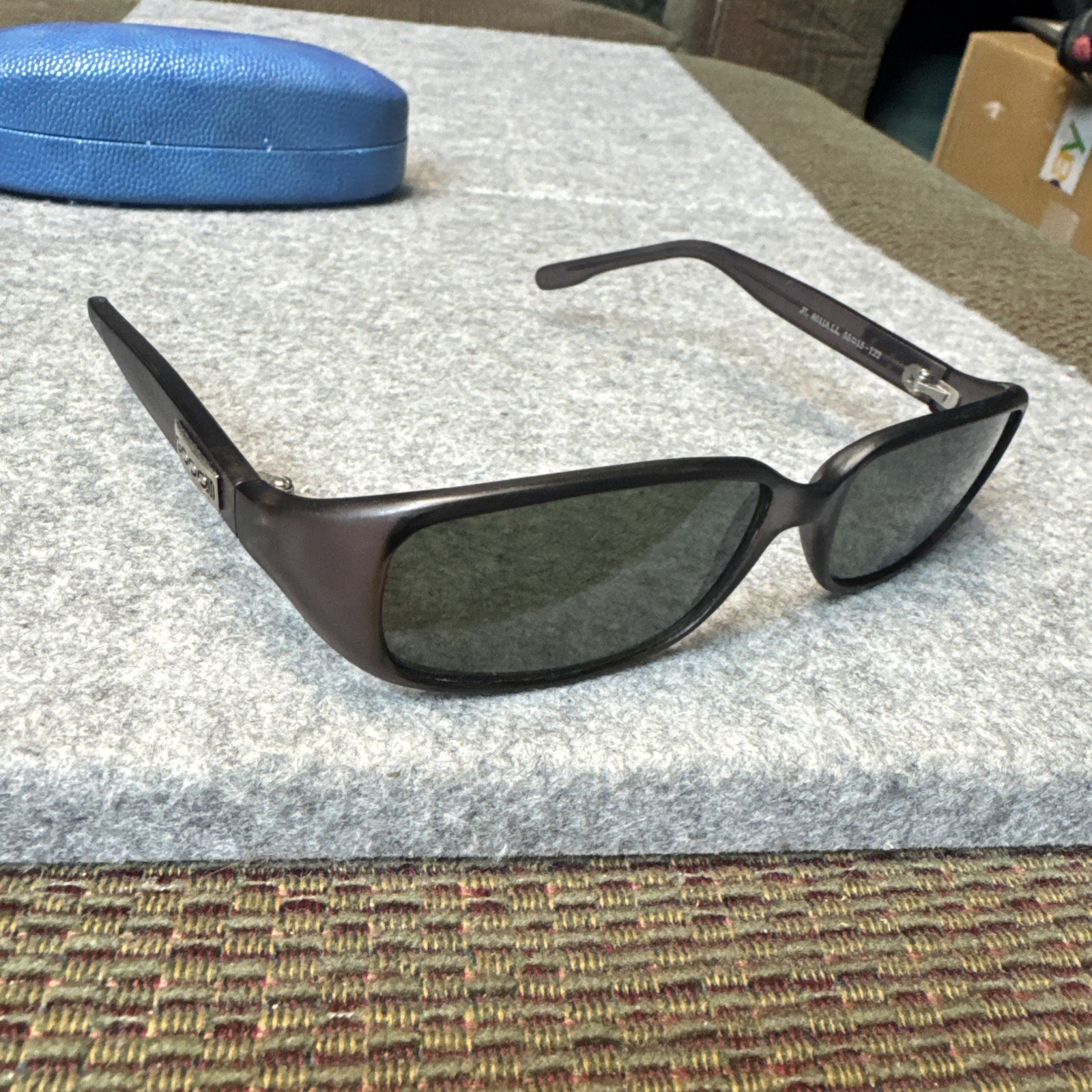 Vintage Goodin Deef Purple Translucent Oval Sunglasses 80118.LL 55[]15-121mm
