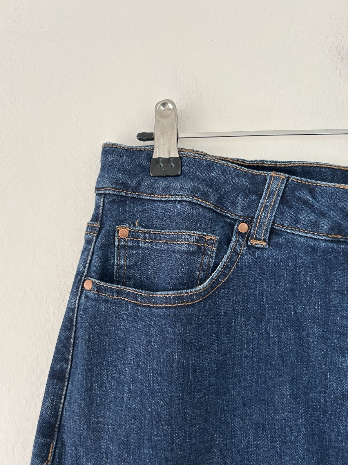 Roman Denim Skirt Women’s Blue Cotton Stretch Classic Size 16 BNWT