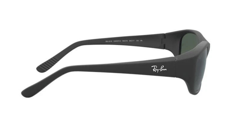 Ray-Ban RB2016 Daddy-O Matte Black l Green RB2016 W2578 59mm