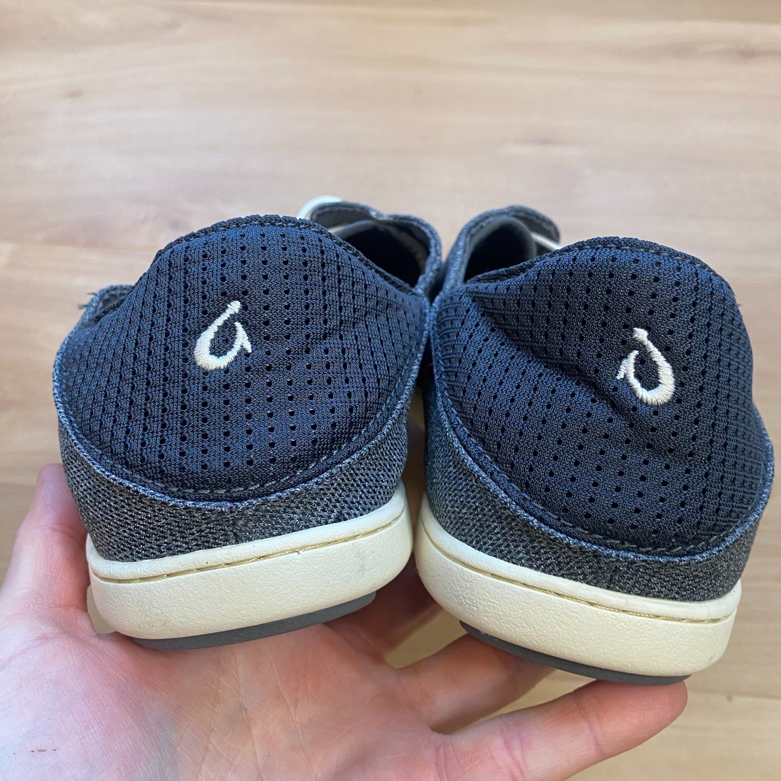 NWT Olukai Men’s Nohea Moku Shoes Dark Shadow Size 11/11.5 (see description)