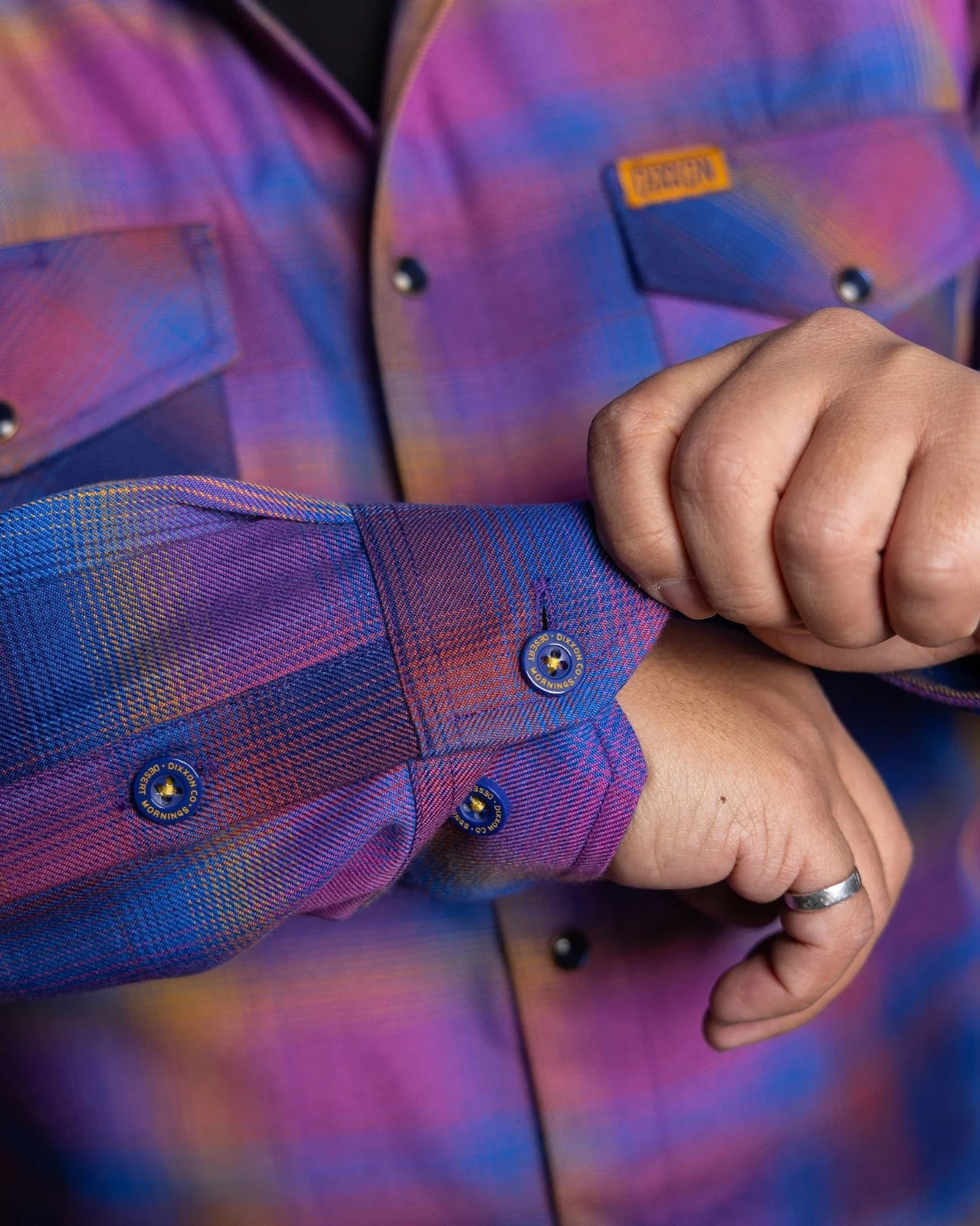 Dixxon Flannel “Desert Mornings” Men’s 2XL XXL Plaid Snap Button Shirt SOLD OUT