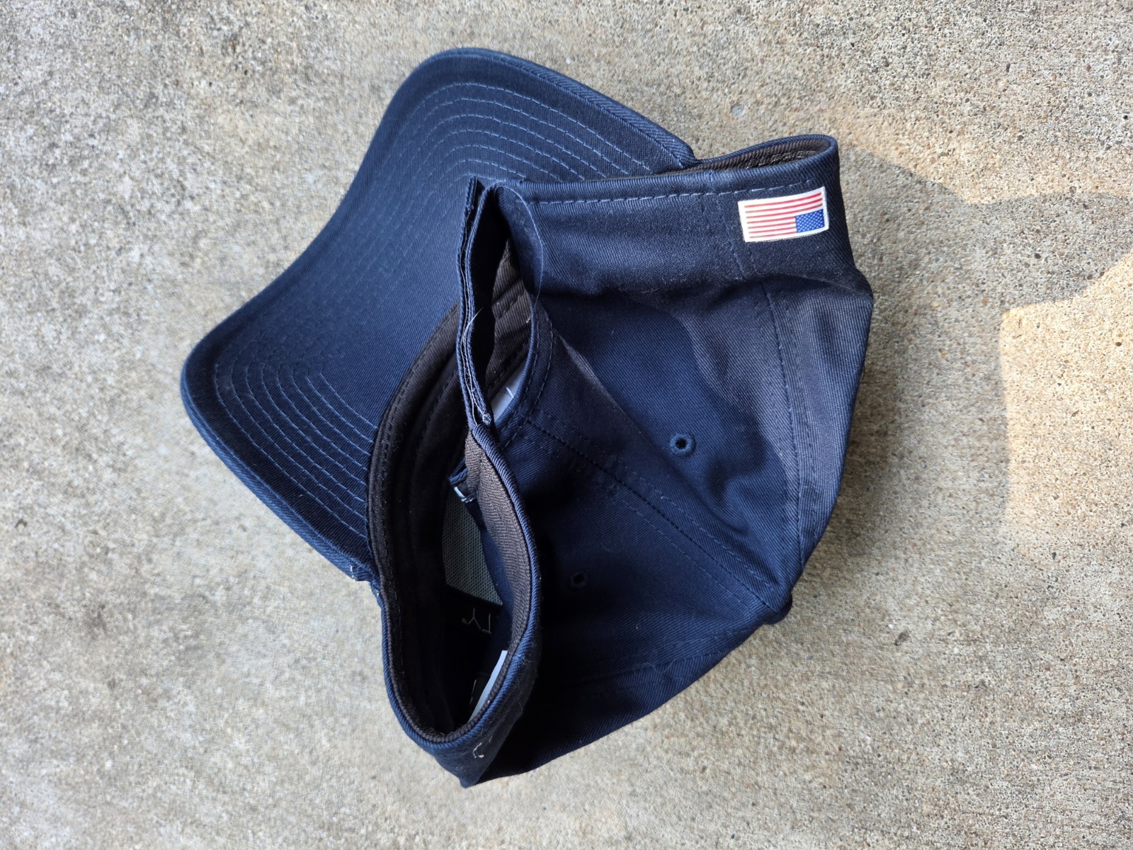 New Era Navy 9FORTY Adjustable Baseball Cap “The D” Solid Casual One Size