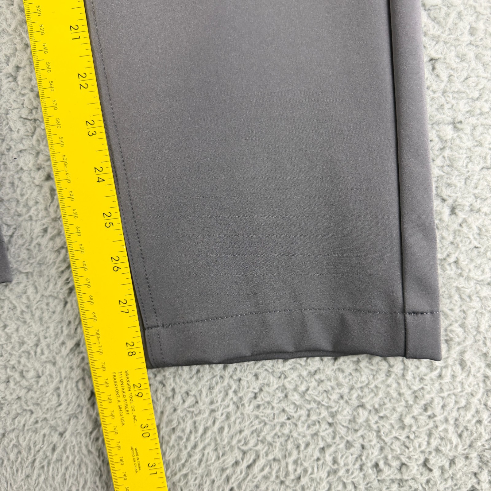 Cozy Earth Everywhere Chino Pants Mens Size 33×30 Gray Straight Leg Golf Casual