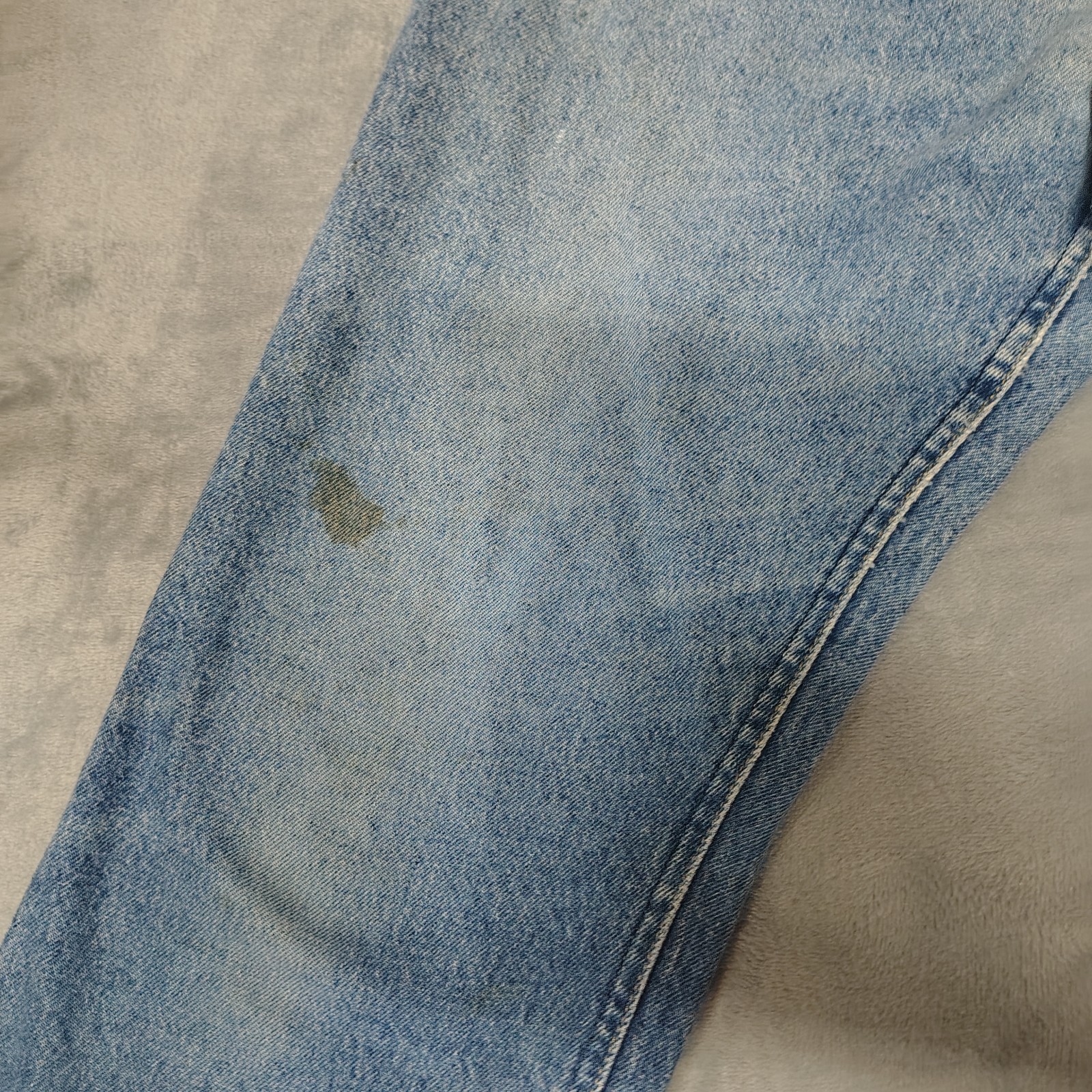 Vintage Lee Riders Jeans Mens 38 X 30 Straight Indigo Fades USA Made 80s 90s