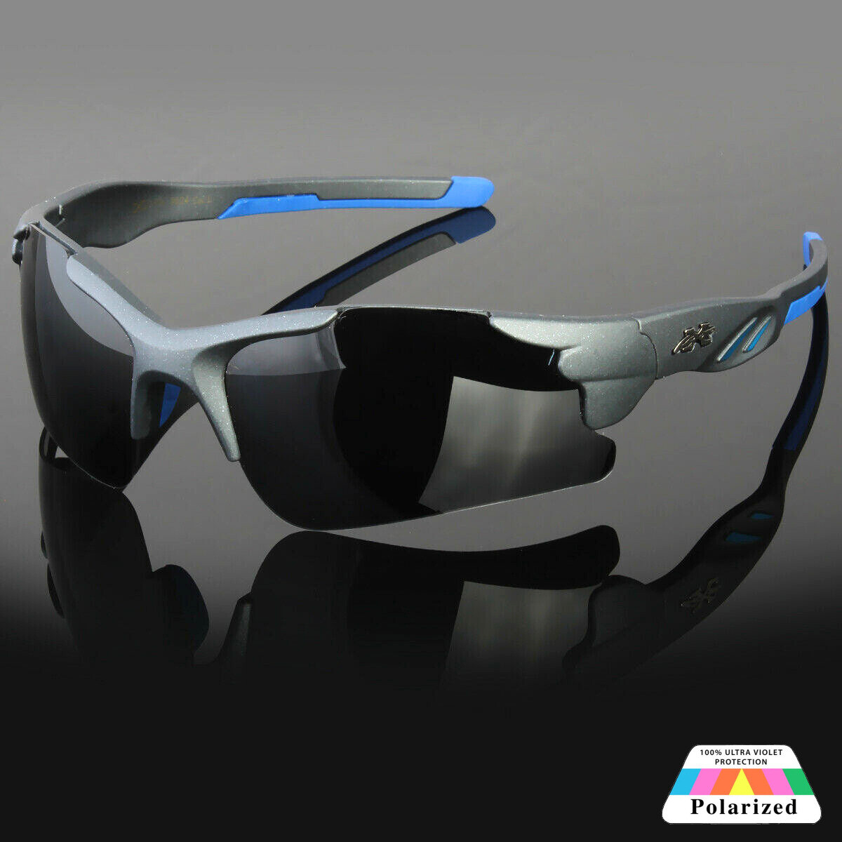X-Loop Polarized Wrap Sunglasses Mens Sport Fishing Golfing Glasses Tac Lens