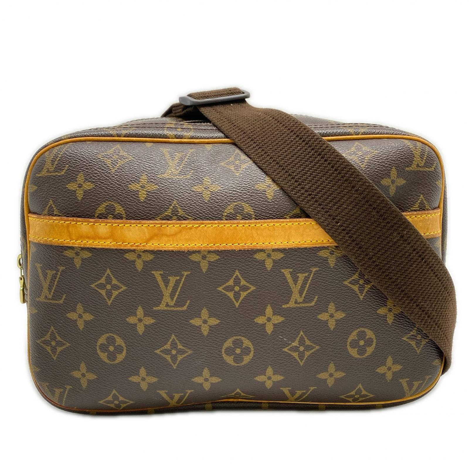 Returns accepted within 3 days LOUIS VUITTON Monogram Reporter PM M45254 Shoulde