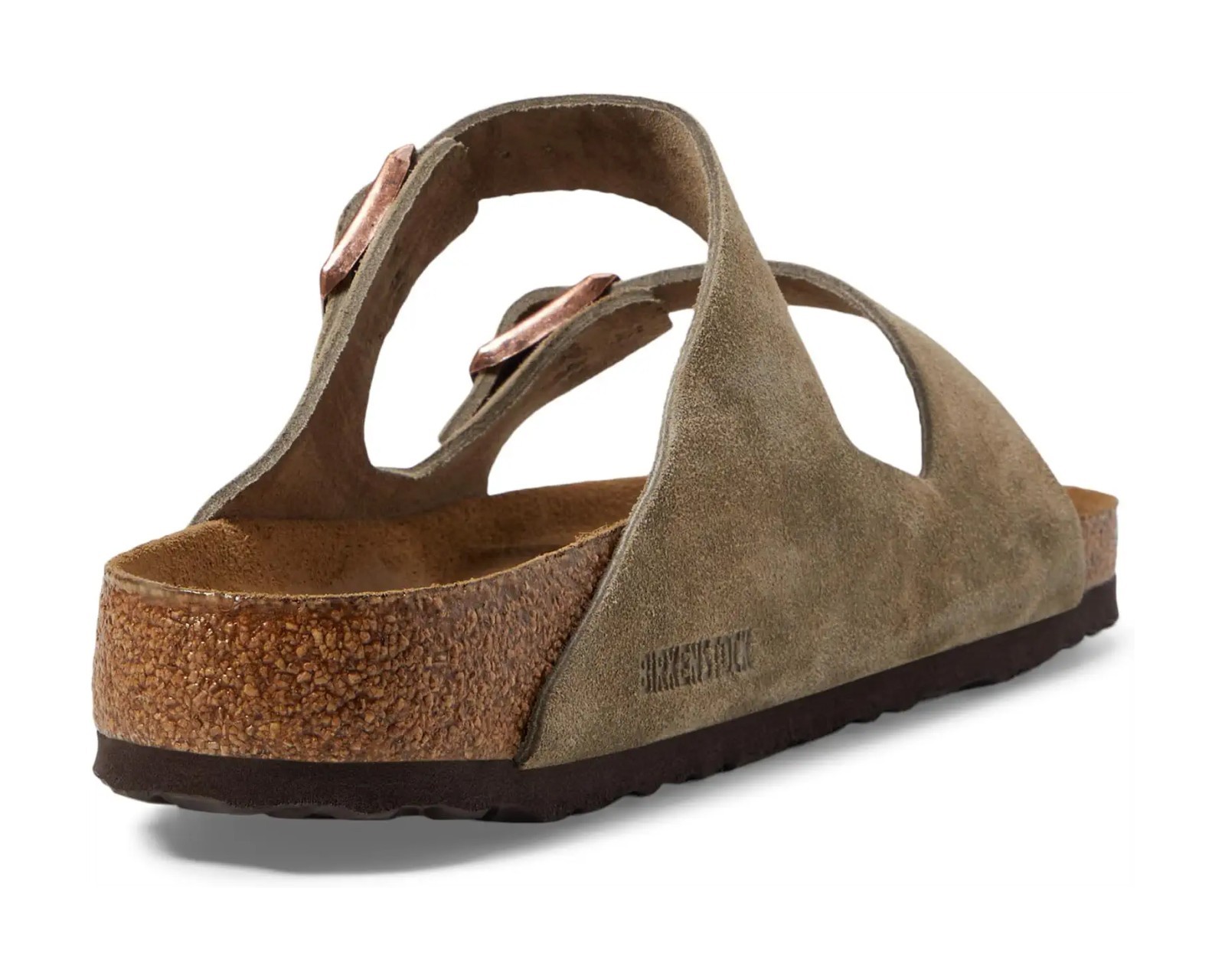 Birkenstock Arizona Taupe Suede Leather Soft Footbed Sandals Unisex EU 37-45
