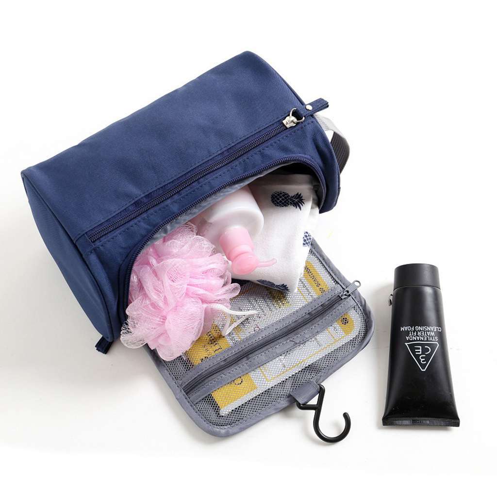 Men Women Travel Toiletry Bag Wash Kit Cosmetics Shaving Makeup Case Organizer