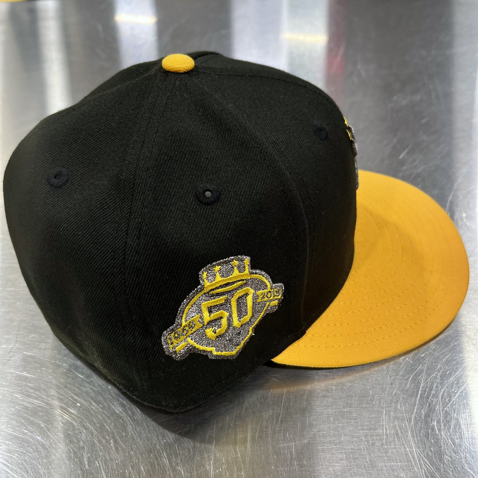Kansas City Royals 50 Patch New Era 59FIFTY 2 Tone Topperz Fitted Hat 7 1/2