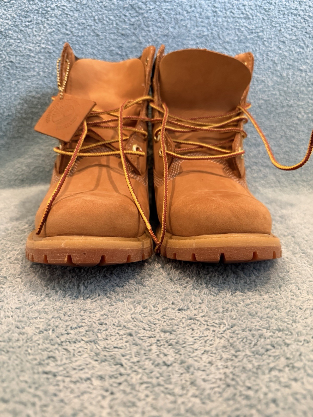 Timberland Premium 6-Inch Waterproof Boots NWOT Wheat Nubuck Women’s 8 M Classic