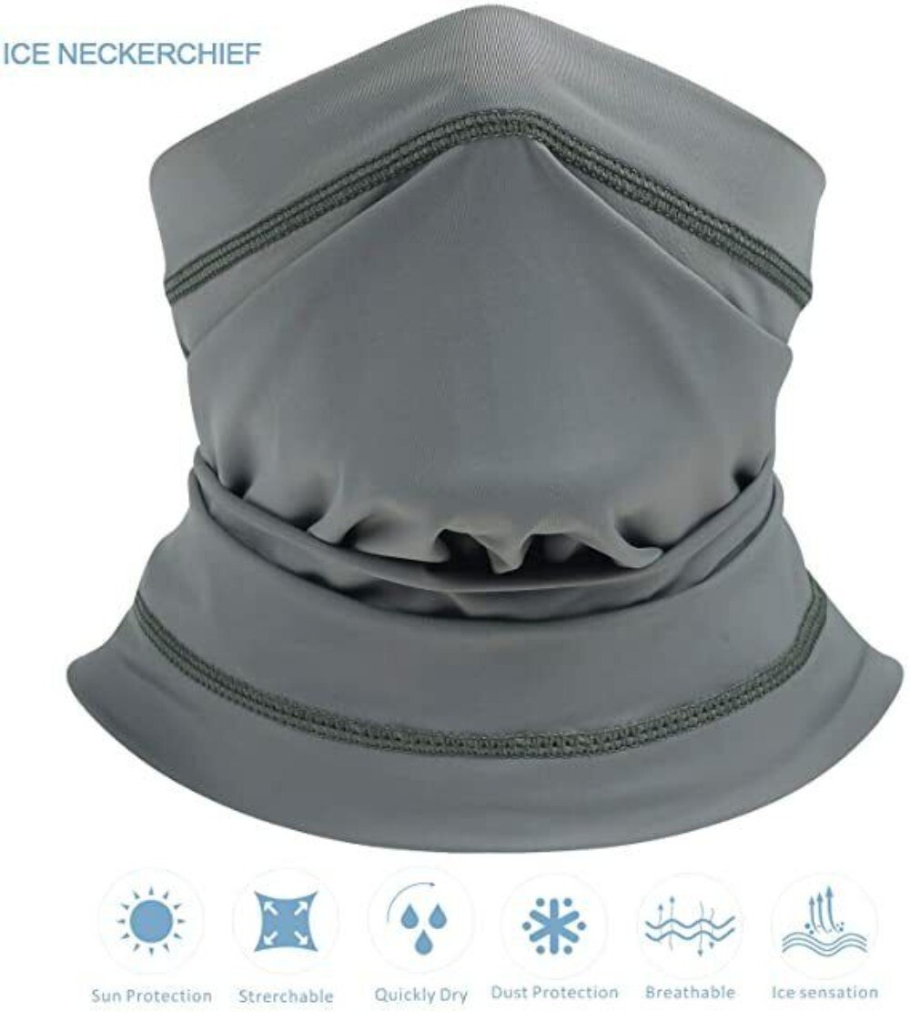 UV Protection Cooling Neck Gaiter Face Mask Scarf Men Women Neck Cover Bandana