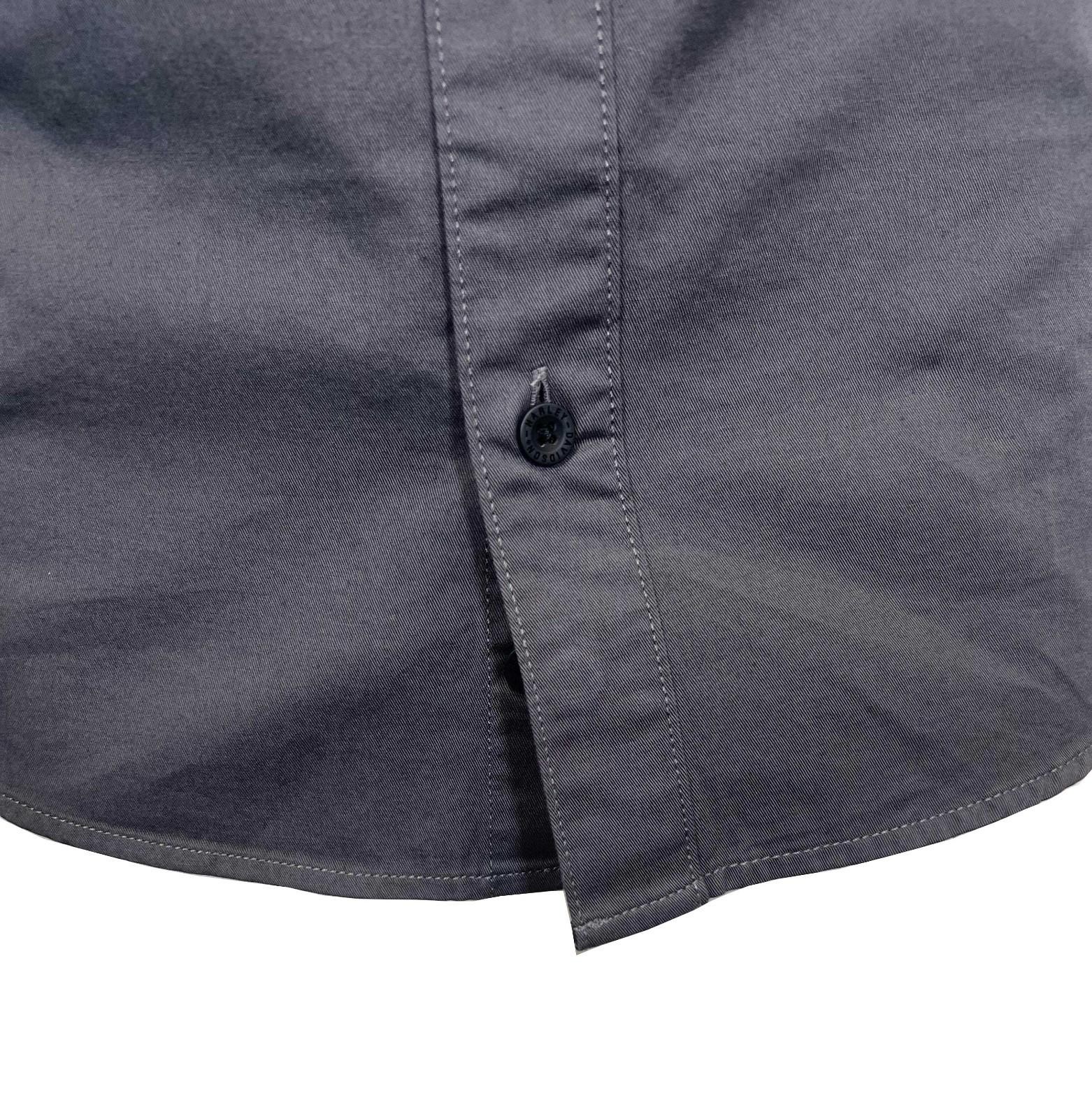 Harley-Davidson Men’s Dark Grey Vest Logo Patch Sleeveless Shirt (S68)
