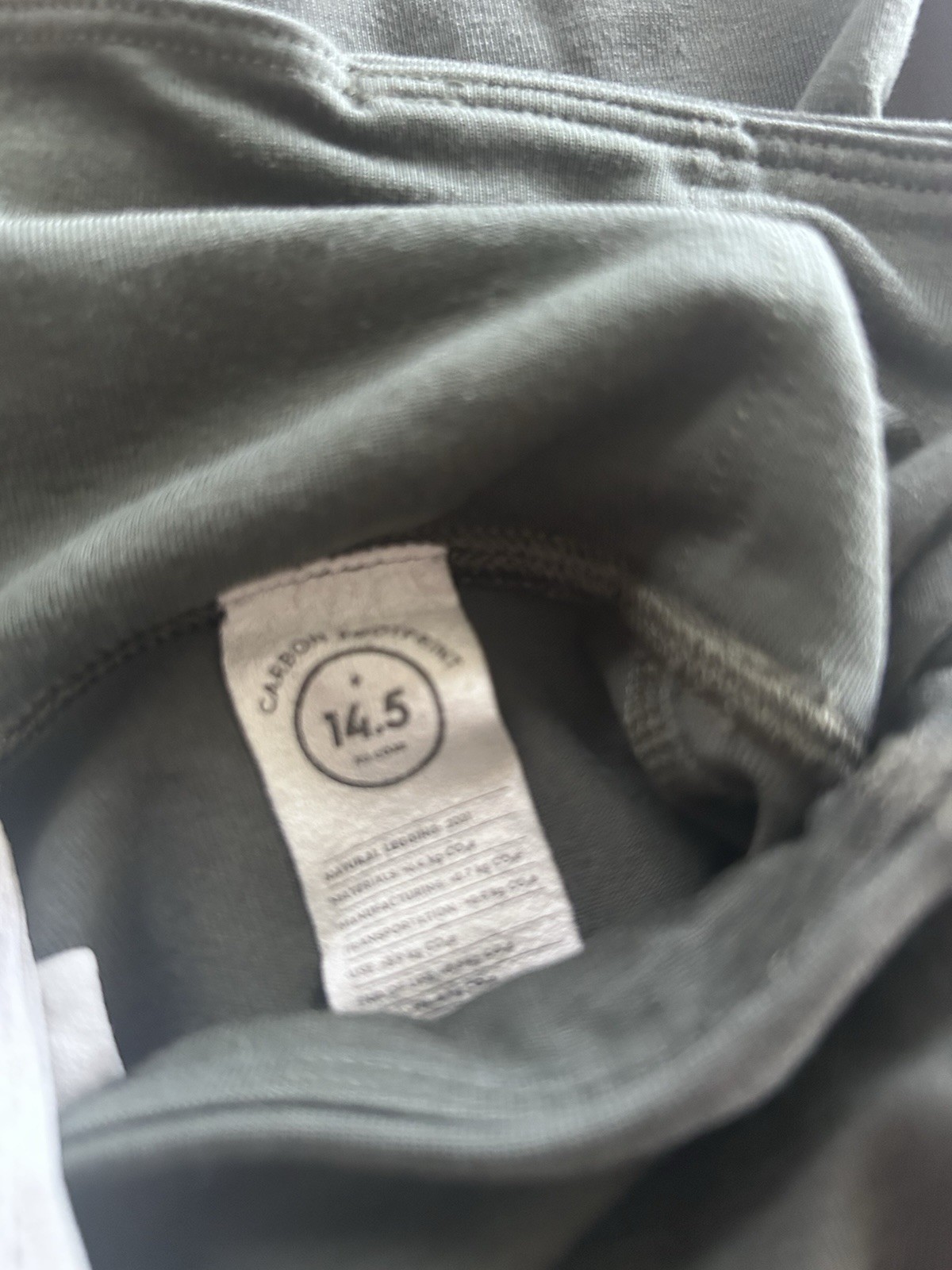 Allbirds Natural Legging in Forest Green – Wool Blend Size Medium