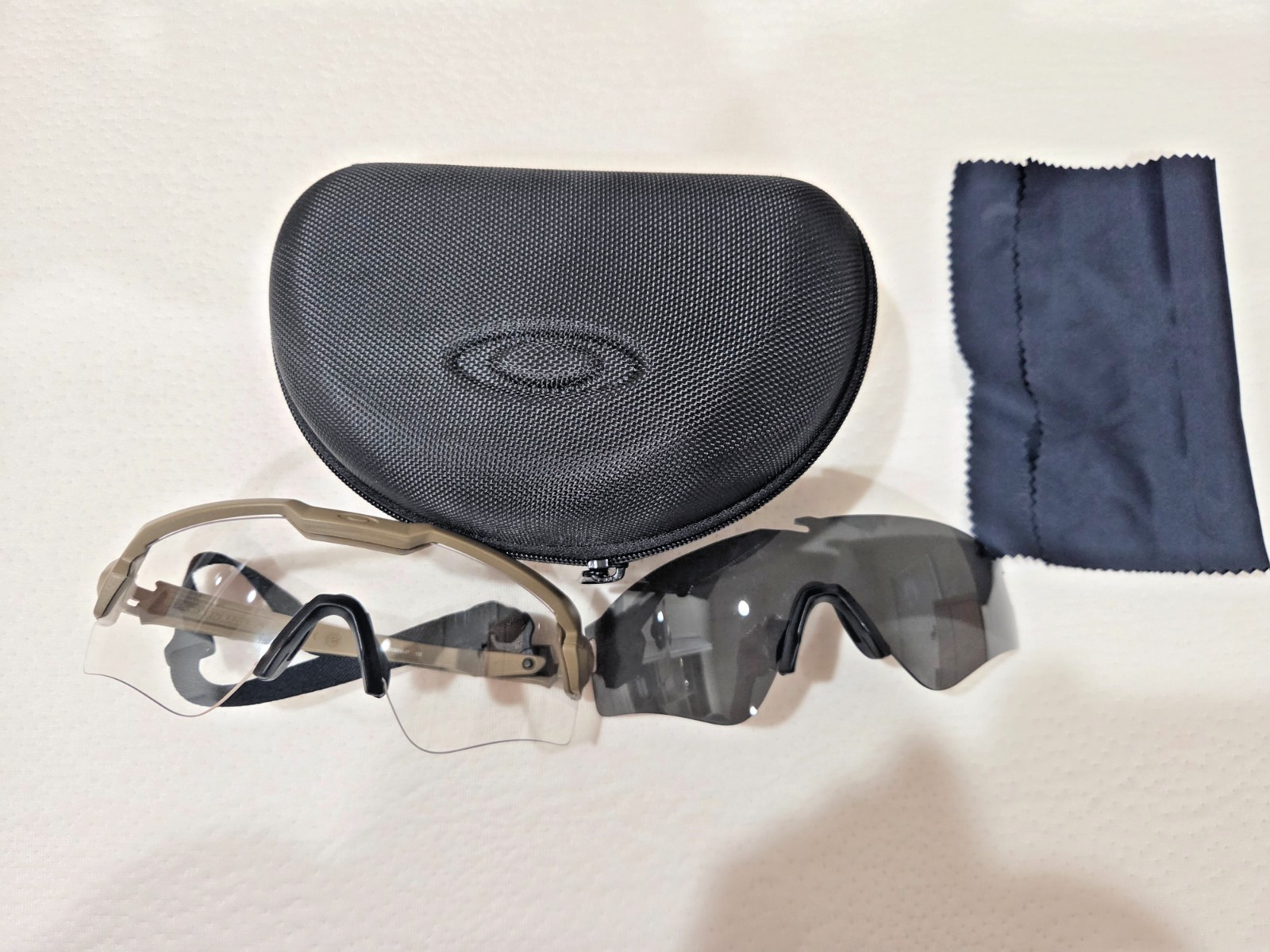 Oakley SI Ballistic M Frame Alpha TERRAIN TAN with Clear and Tinted Lenses