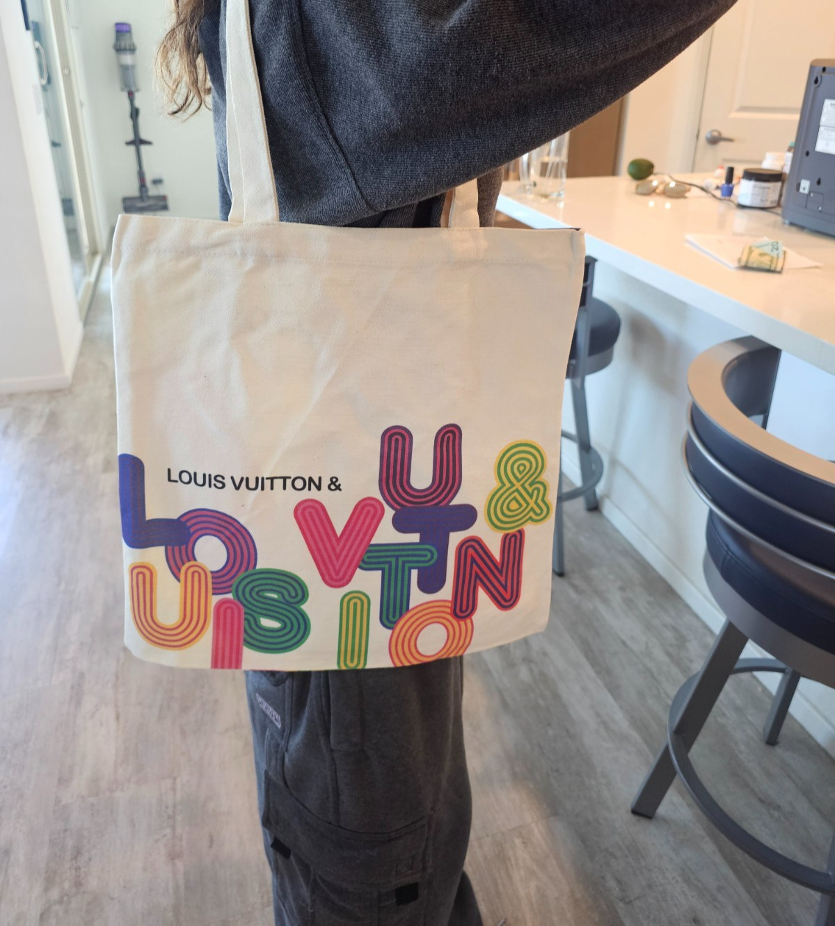 Louis Vuitton City Guide Exhibition Limited Canvas Tote Bag 2022 Shenzhen Ltd Ed